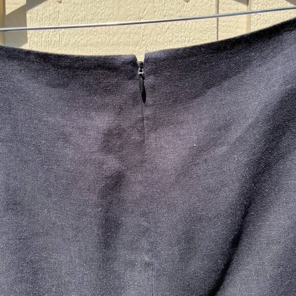 Reformation Black Linen A-Line Skirt - Size 10 - Picture 6 of 9